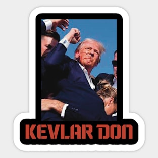 Kevlar Donald Trump Sticker